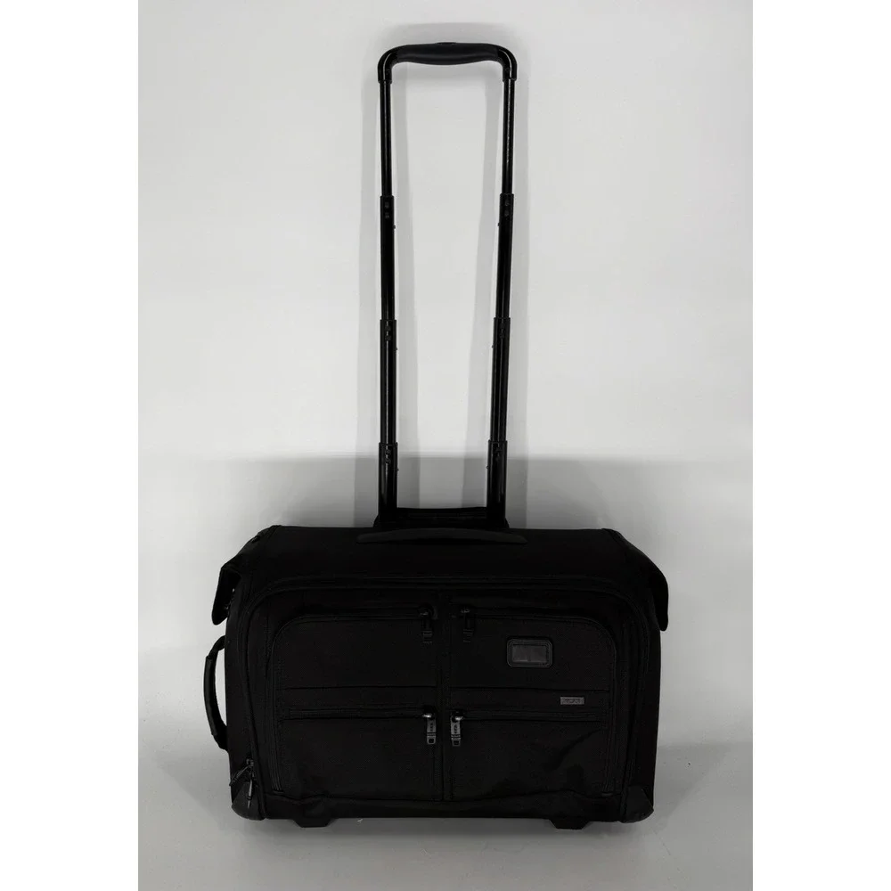 TUMI Alpha II 22038D2 4-Wheel Garment Bag Carry-On Black Ballistic Nylon